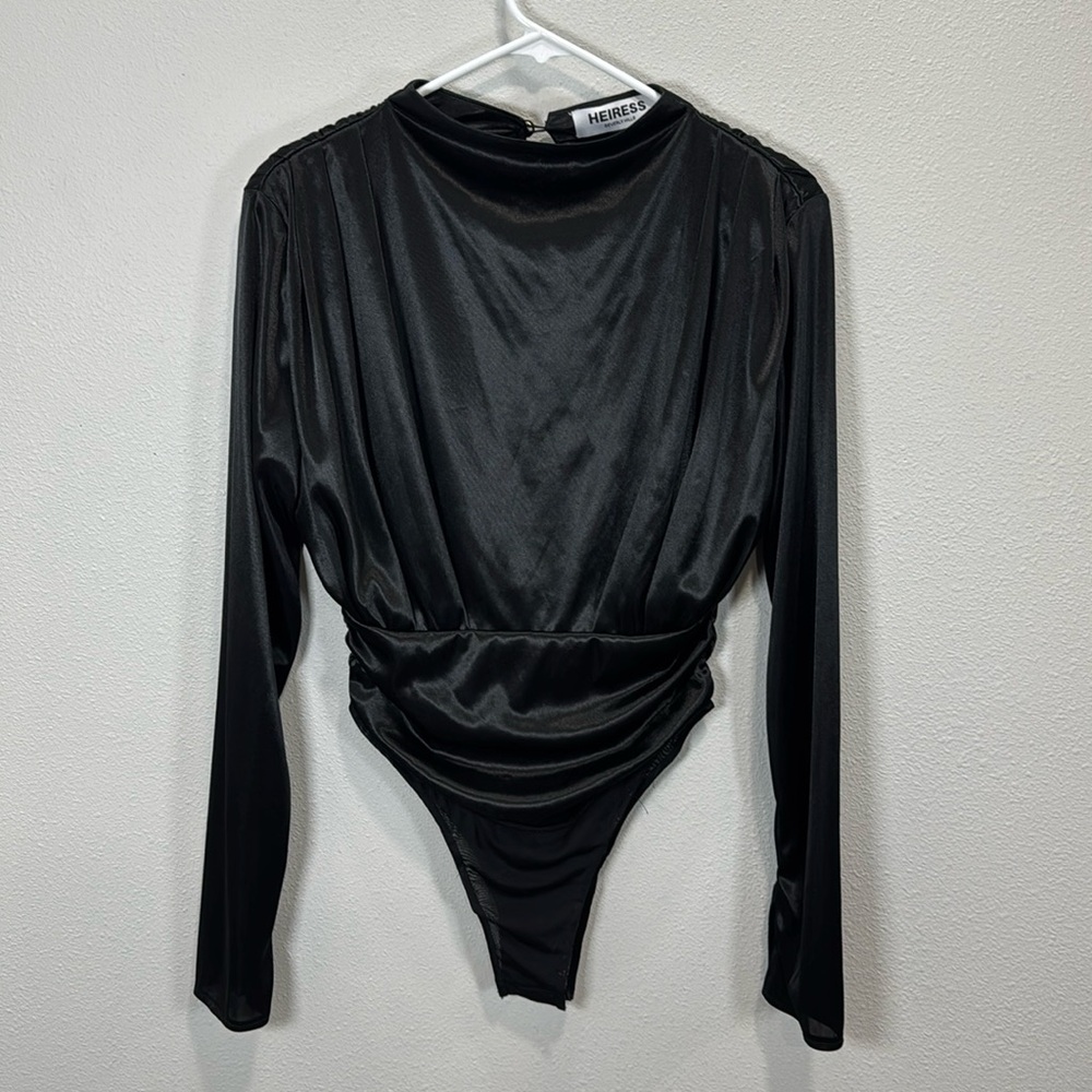 Hairess Beverly Hills bodysuit black‎ long sleeve